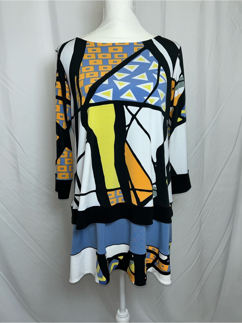 Eva Varro Tunic Stretch Geometric Dress
Size M